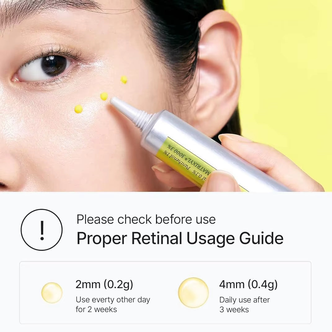 Korean Retinol Vitamin C Hydrating Shot Tightening Booster Face Cream Eye Serum Lightening Dark Circles Firming Moisturizer