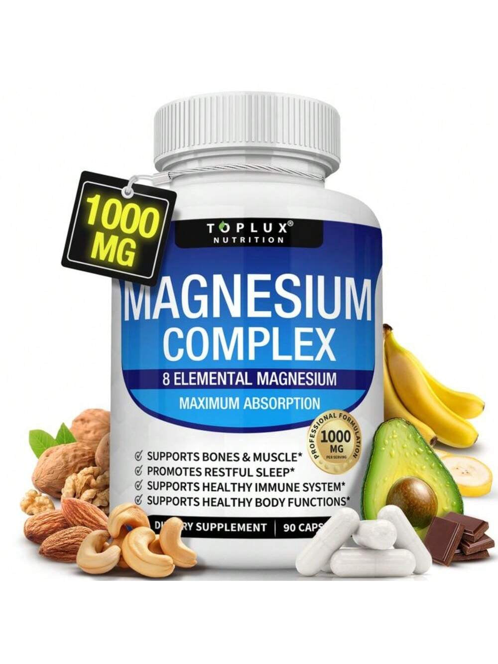 Magnesium Complex 8 Essential Magnesium Supplement Fitness Edible