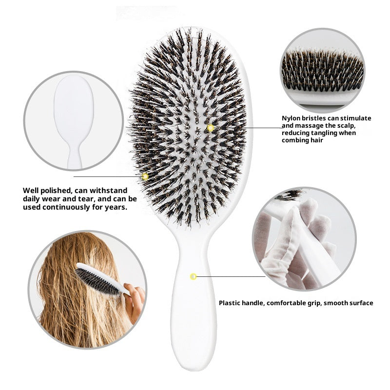 Bristle Airbag Large Plate Comb Nylon